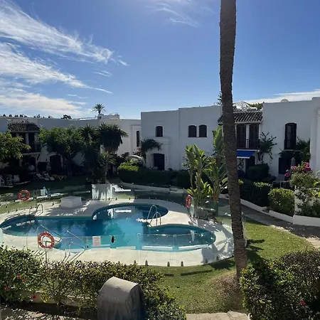 - Playa - Con Amplia Terraza Abierta A La Piscina El12 * אסטפונה